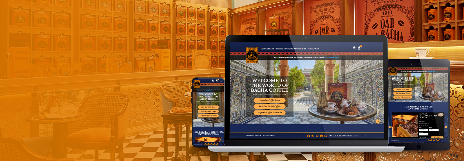 BACHA COFFEE ECOMMERCE WEBSITE UX, DESIGN & DEVELOPMENT